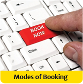 Modes of Booking 